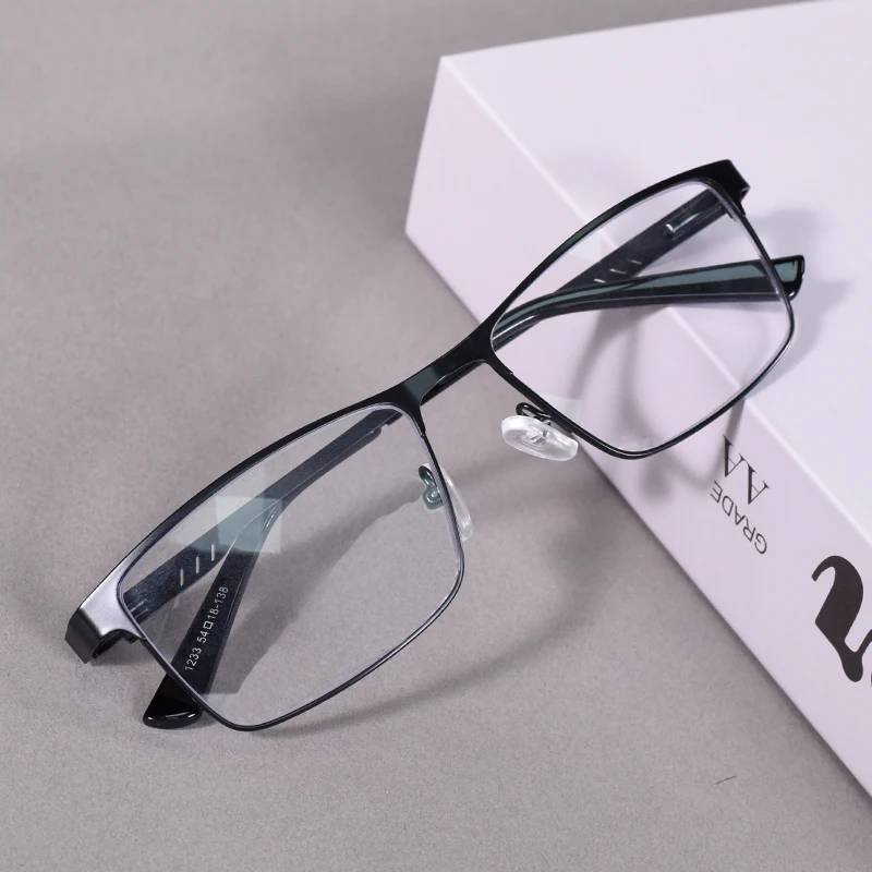 Anti Blue Light Reading Glasses Men High Quality Full-frame 