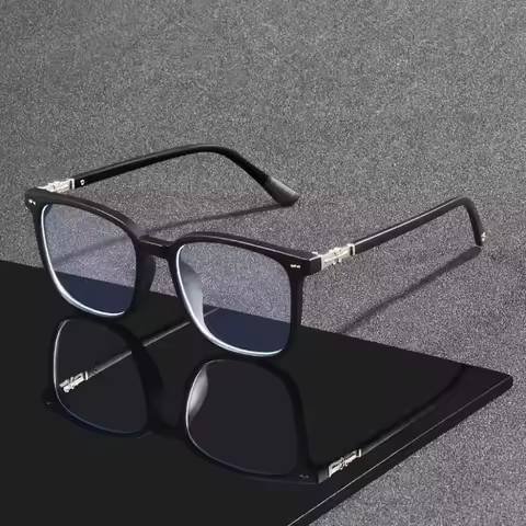 Fashion Trendy Anti Blue Light Glasses Unisex HD Eyeglasses