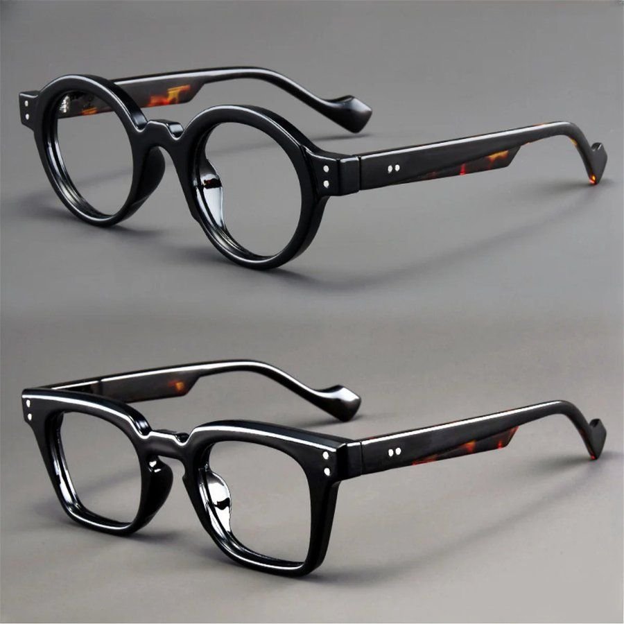 Retro Chunky Blue Light Readers