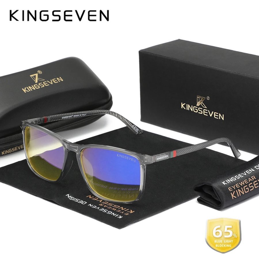 Slate Square Blue Light Glasses